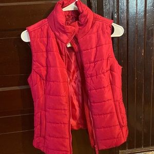 Hot pink vest
